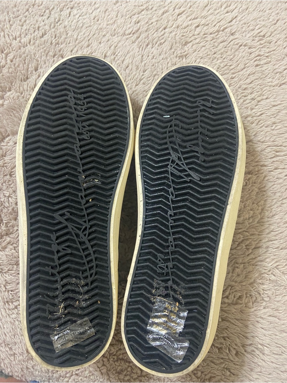 Vintage Havana Black & Leopard Low-Top Sneakers - Picture 6 of 11